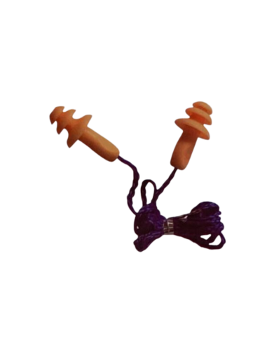 Tapones Auditivos de Silicona con Cordón Fullgen (100 Unidades)