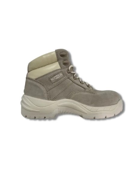 Botín de Seguridad para Dama Nazca Camel Femme 135 Gris