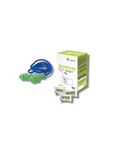 Par de Tapones Auditivos de Silicona Libus 900476 con Cordón y Caja