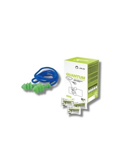 Par de Tapones Auditivos de Silicona Libus 900476 con Cordón y Caja