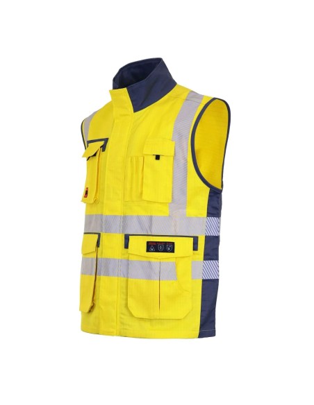 Chaleco Geologo Ignifugo Absolute Fire FRSVT NFPA 13034 Amarillo