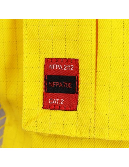 Chaleco Geologo Ignifugo Absolute Fire FRSVT NFPA 13034 Amarillo
