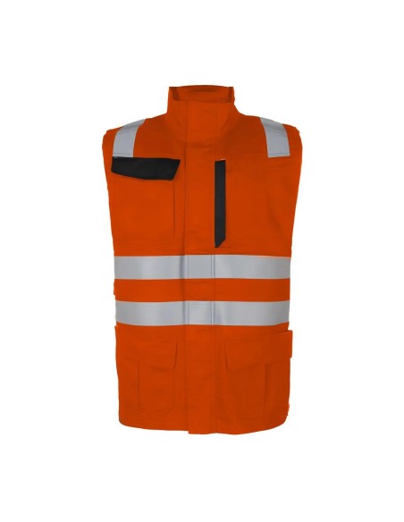 Chaleco Geologo Ignifugo Absolute Fire EN11612 + AS 9,5cal Naranjo Chaleco Geologo Ignifugo Absolute Fire EN11612 + AS 9,5cal Naranjo