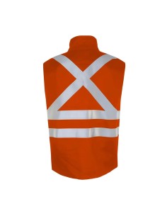 Chaleco Geologo Ignifugo Absolute Fire EN11612 + AS 9,5cal Naranjo 2