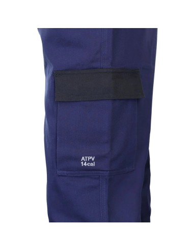 Pantalón Ignífugo Absolute Fire ATPV 14 AS Azul