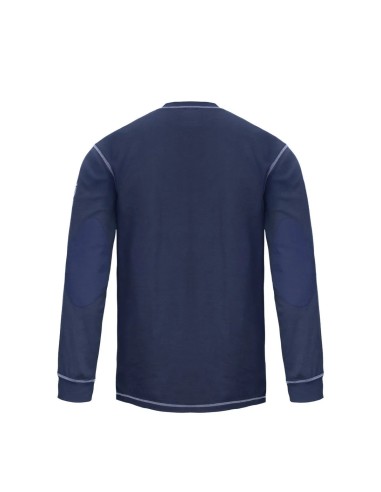 Polera Ignífuga Henley FRHST NFPA Azul Absolute Fire