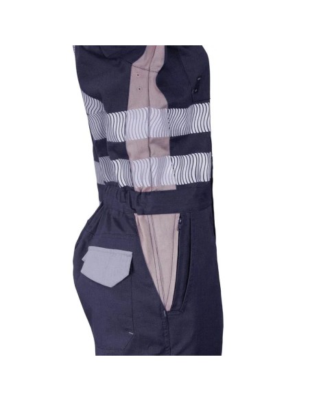 Overol Ignifugo Absolute Fire Antiest. FRCT NFPA 13034 Mujer Azul/Beige