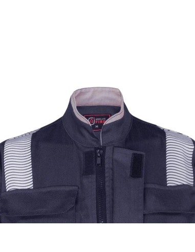 Overol Ignifugo Absolute Fire Antiest. FRCT NFPA 13034 Mujer Azul/Beige