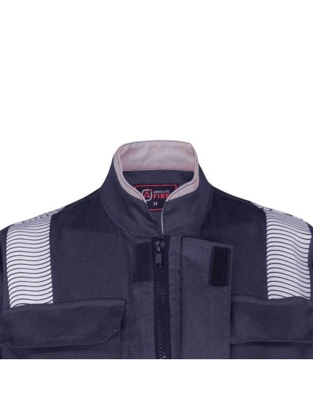 Overol Ignifugo Absolute Fire Antiest. FRCT NFPA 13034 Mujer Azul/Beige