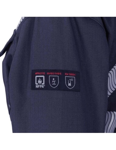 Overol Ignifugo Absolute Fire Antiest. FRCT NFPA 13034 Mujer Azul/Beige