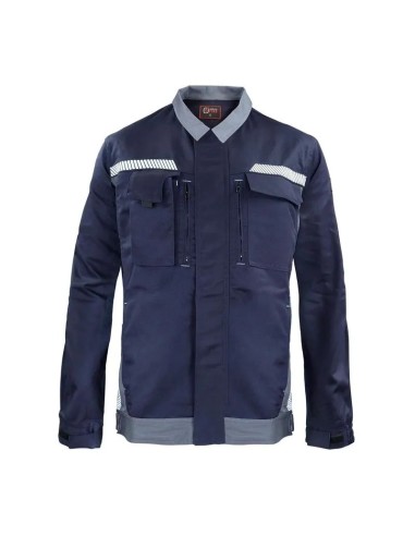 Chaqueta Slack Ignífuga Antiestático NFPA Azul Marino