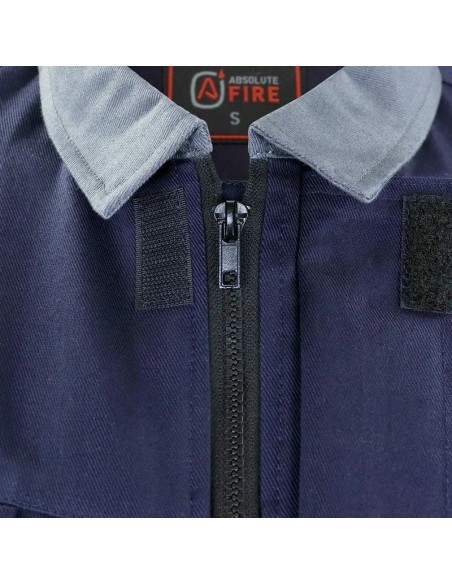 Chaqueta Slack Ignífuga Antiestático NFPA Azul Marino Chaqueta Slack Ignífuga Antiestático NFPA Azul Marino