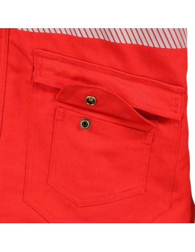 Parka Ignifuga Absolute Fire Antiestática FRWJT NFPA 13034 Roja