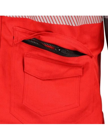 Parka Ignifuga Absolute Fire Antiestática FRWJT NFPA 13034 Roja