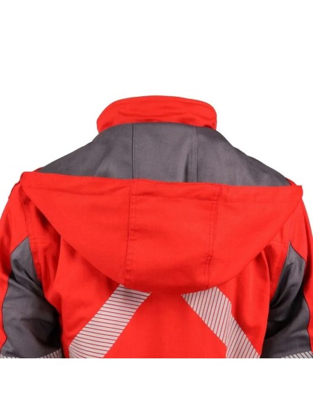 Parka Ignifuga Absolute Fire Antiestática FRWJT NFPA 13034 Roja