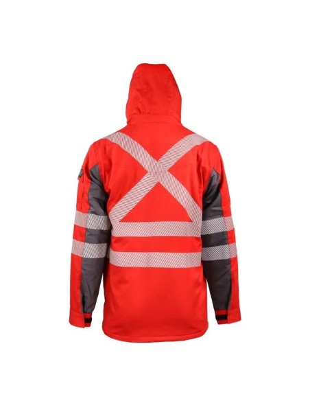 Parka Ignifuga Absolute Fire Antiestática FRWJT NFPA 13034 Roja