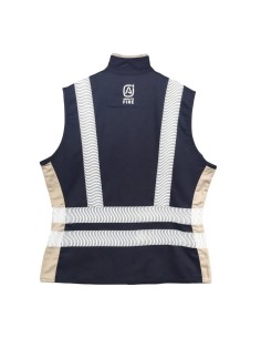 Chaleco Geologo Ignifugo Absolute Fire FRSVT NFPA 13034 Mujer Azul – Beige 2