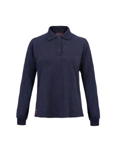 Polera Ignifuga Absolute Fire Antiestatica FRPST NFPA Azul Mujer