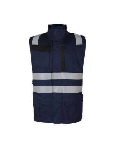 Chaleco Geologo Ignifugo Absolute Fire EN11612 + AS 9,5cal Azul