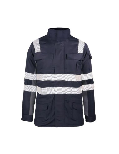 Parka Ignifuga Absolute Fire Antiestática FRWJT NFPA 13034 Azul Marino