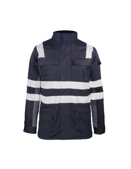 Parka Ignifuga Absolute Fire Antiestática FRWJT NFPA 13034 Azul Marino