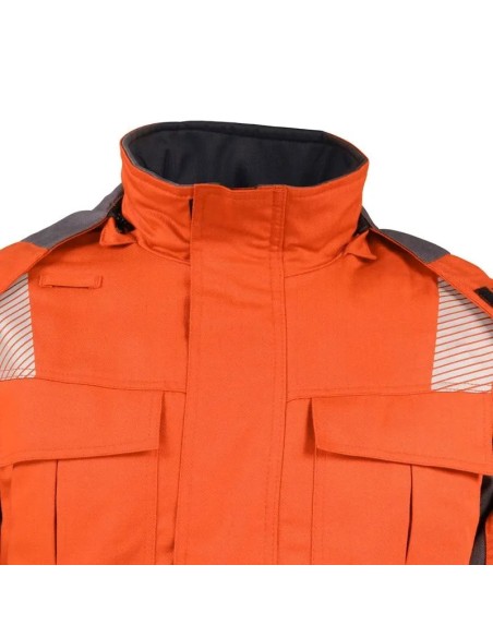 Parka Ignífuga Antiestática NFPA 13034 Naranja Parka Ignífuga Antiestática NFPA 13034 Naranja