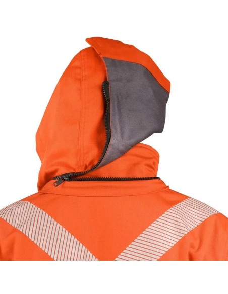 Parka Ignífuga Antiestática NFPA 13034 Naranja Parka Ignífuga Antiestática NFPA 13034 Naranja