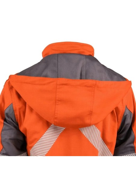 Parka Ignífuga Antiestática NFPA 13034 Naranja Parka Ignífuga Antiestática NFPA 13034 Naranja
