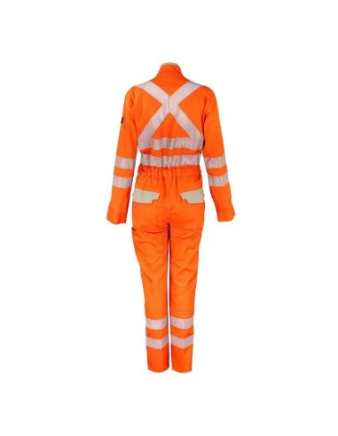 Overol Ignífugo NFPA 13034 Mujer Naranja/Beige