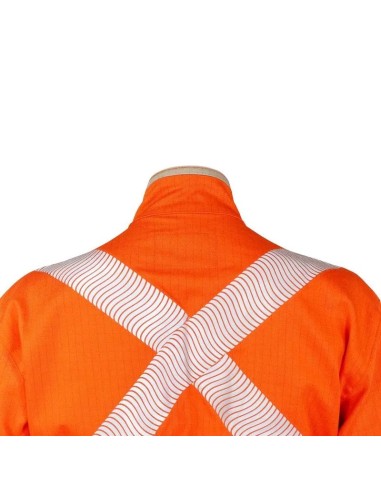 Overol Ignífugo NFPA 13034 Mujer Naranja/Beige