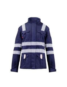 Parka Ignifuga Absolute Fire FRWJT Azul Marino Mujer