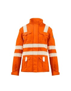 Parka Ignifuga Absolute Fire FRWJT NFPA Mujer Naranja
