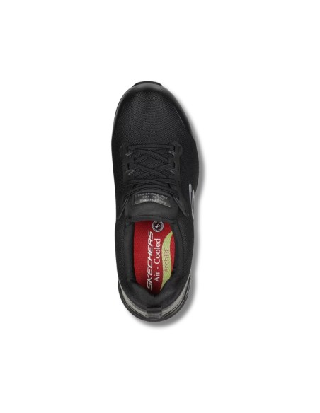 Zapatilla de Seguridad Skechers Work Mujer Evzan BLK 108057 Negro