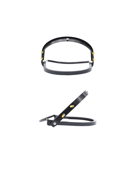 Adaptador Universal Estándar Semi Aluminio Negro Para Casco
