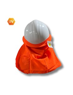 Cubrenuca para Casco Naranjo UV 2