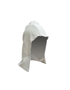 Gorro para Soldador Cuero Estándar Completo Blanco