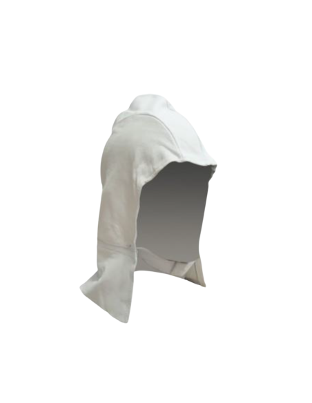 Gorro para Soldador Cuero Estándar Completo Blanco