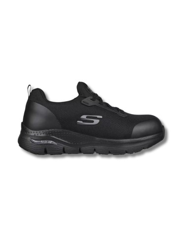 Zapatilla de Seguridad Skechers Work Mujer Evzan BLK 108057 Negro