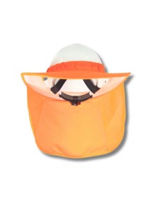 Pantalla Solar flúor con Cubrenuca para Casco