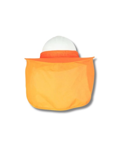 Pantalla Solar flúor con Cubrenuca para Casco