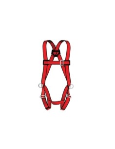 Arnes de Seguridad Segma 3 Argollas Rojo con Negro XL