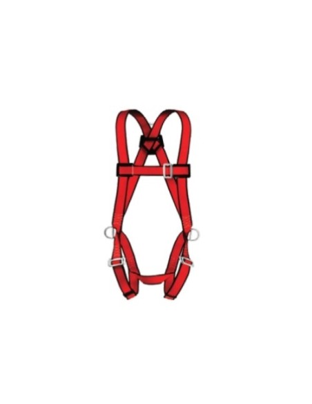 Arnes de Seguridad Segma 3 Argollas Rojo con Negro XL