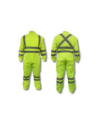 Overol Vial Amarillo Fluor Cinta 360