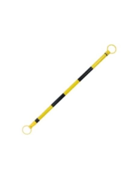 Barra Conectora Para Conos Estándar Expandible Amarillo y Negro