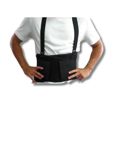 Faja de Protección Lumbar Elástica Negra