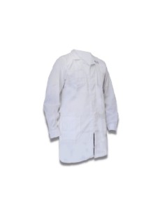 Cotona Poplin Manga Larga Blanca
