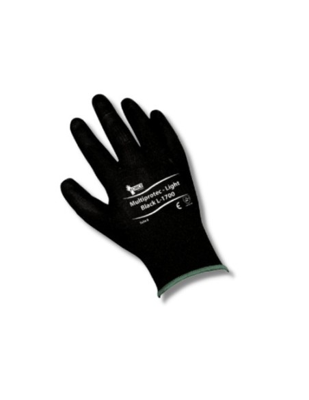 Guantes de Seguridad Multiprotect Flex PU L-1700 Negro
