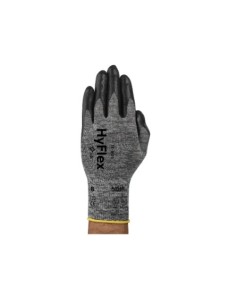 Guantes de Seguridad Ansell Hyflex 11 – 801 Nitrilo Negro con Gris