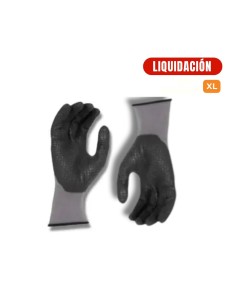 Guantes Radians Nitrilo Foam Gris con Negro