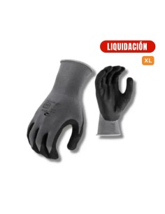 Guantes de Protección Radians Nitrilo Foam Dipped Gris con Negro